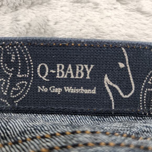 Wrangler Jeans Womens 5/6 X 30 Dark Wash Ultimate Riding Q-Baby Mid-Rise Bootcut - Picture 6 of 13